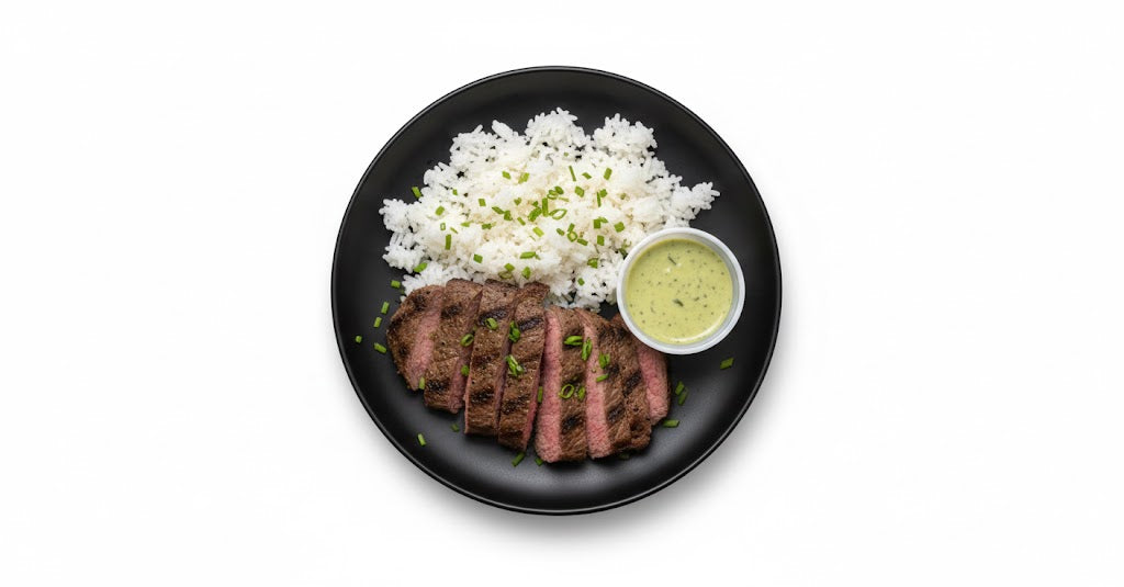 Grilled Steak & Jasmine rice