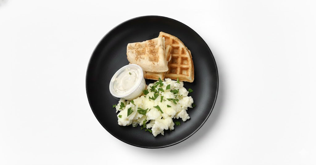 EGG WHITES AND WAFFLES